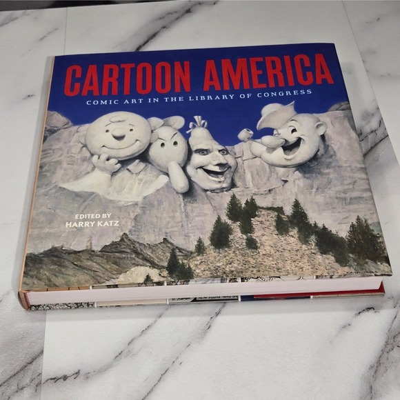 Cartoon America Comic Art Library of Congress Harry Katz Hardcover Book Abrams